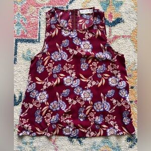 Pink Republic Floral Tank Top Small